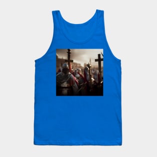 Knights Templar in The Holy Land Tank Top